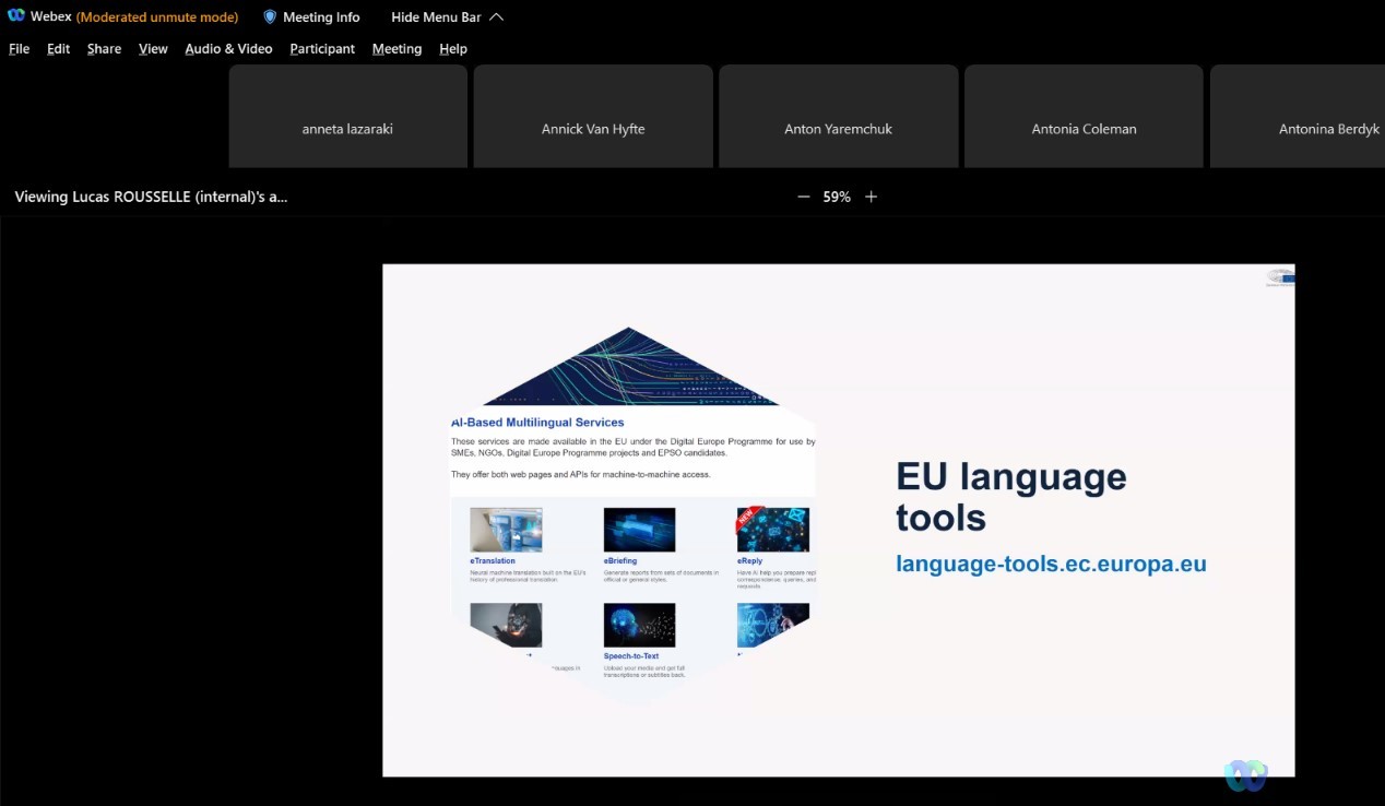 Мовні інструменти Європейської Комісії